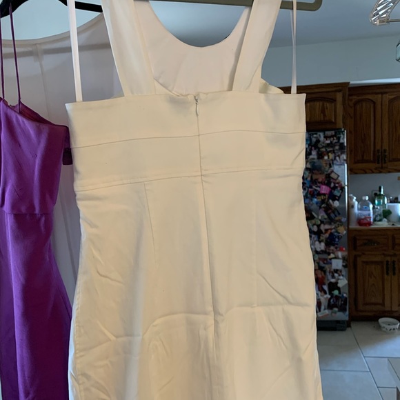 NWOT: Boston Proper White Dress size Med - Picture 7 of 11